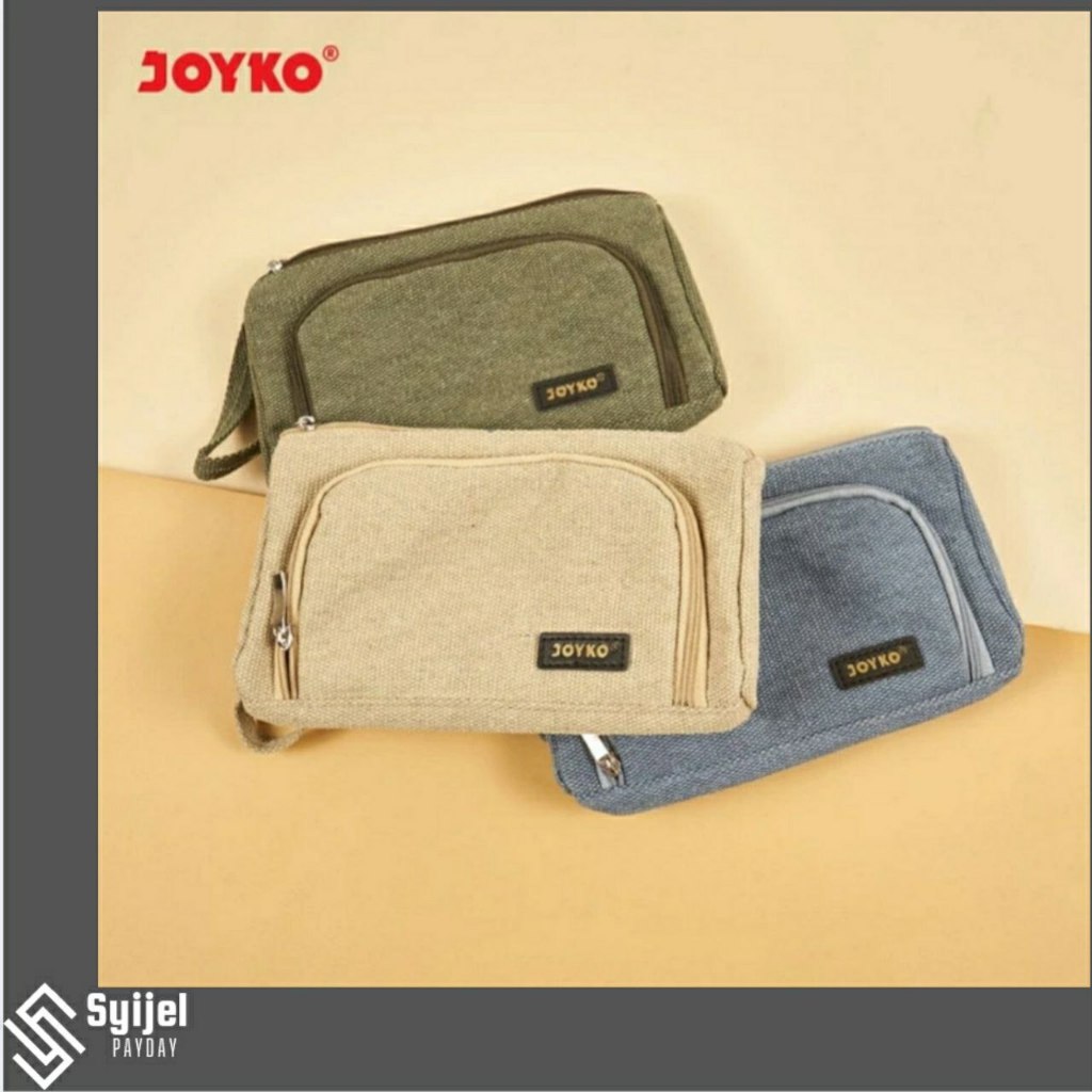 

Tempat Pensil Joyko PC - 5003 - Pencil Case Triangular - Abu-abu