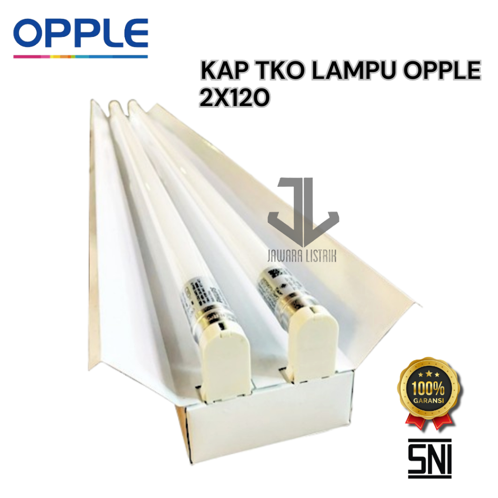OPPLE KAP LAMPU TKO 2X120 120CM KOMPLIT, OPPLE KAP TKO TL 2X36