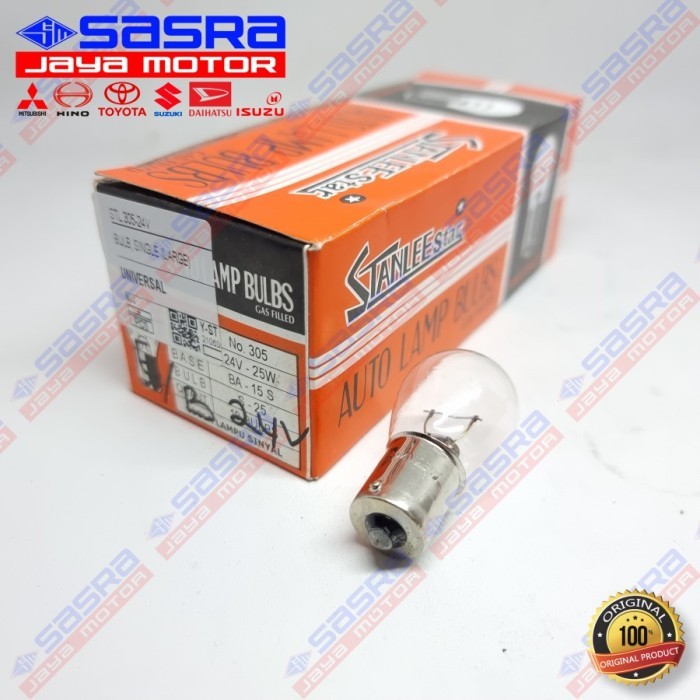 [HARGA 1 PCS] Lampu Mobil - Bohlam Kaki 1, Kepala Besar - Stanlee Star Original #grosir