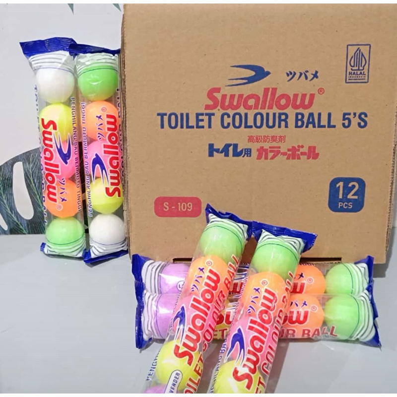 swallow toilet colour balik 5’s (kapur barus kamar mandi)