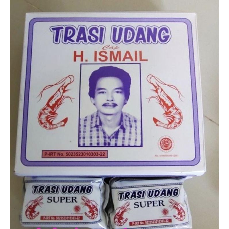 

Terasi udang merk ismail kemasan pack