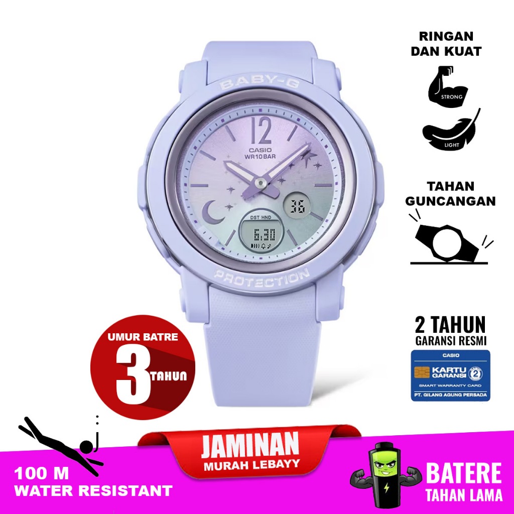 Casio baby-g BGA-290DS-2A bga290 bga 290 original garansi resmi