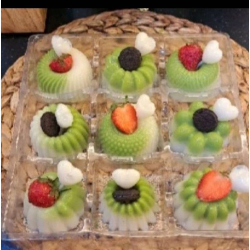 

Puding mini 1Box isi 9pcs, untuk 2 rasa