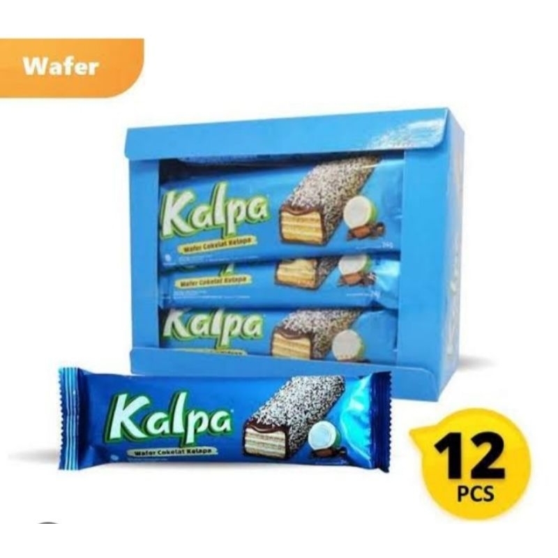 

Wafer Kalpa Coklat Kelapa perbox isi 12@15g