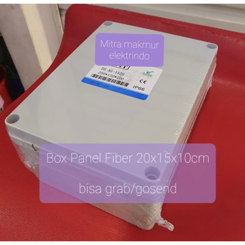 box panel 20x15x10cm / box fiber 20x15x10 / box plastik 20x15x10 tebal