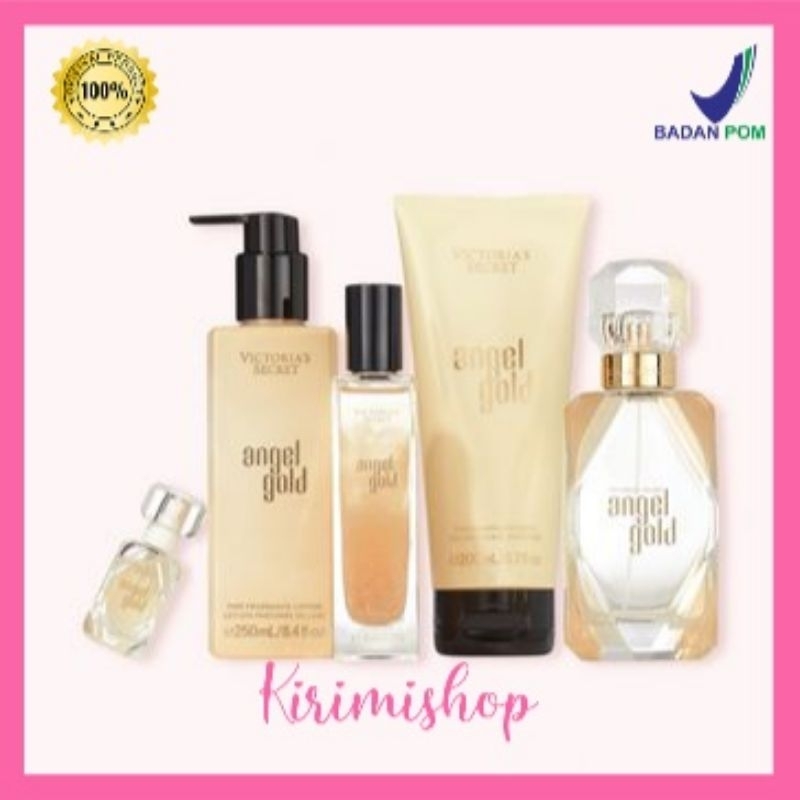 Angel Gold Victoria's Secret ORI Body mist, Body Lotion Original 100%