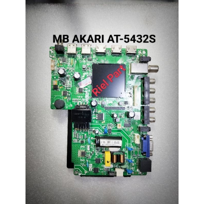 MB - MAINBOARD MOBO MODULE MOTHERBOARD MESIN TV LED SMART AKARI AT-5432S - AT 5432S