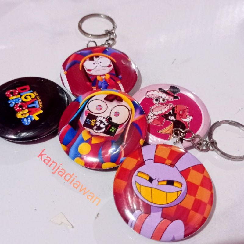 Gantungan Kunci The Amazing Digital Circus Keychain Pomni Jax Keyring
