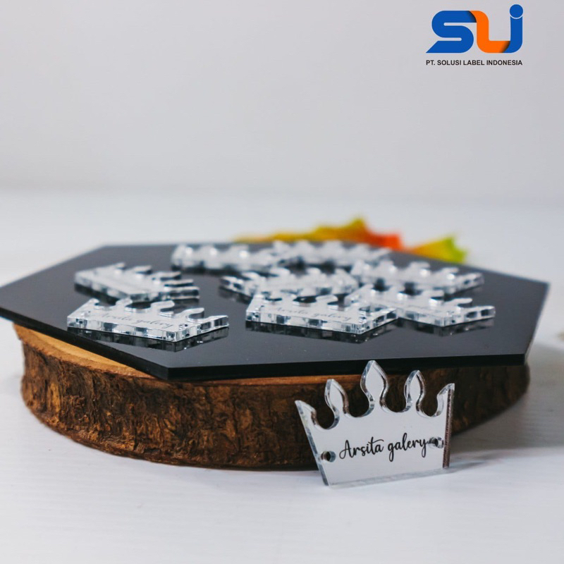 

Label Akrilik Warna SILVER