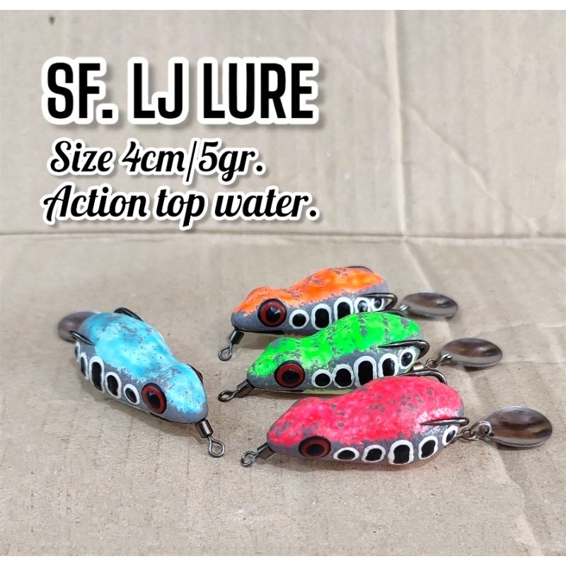 SOFT FROG LJ LURE 4CM. sofrog. sofrok. umpan casting.