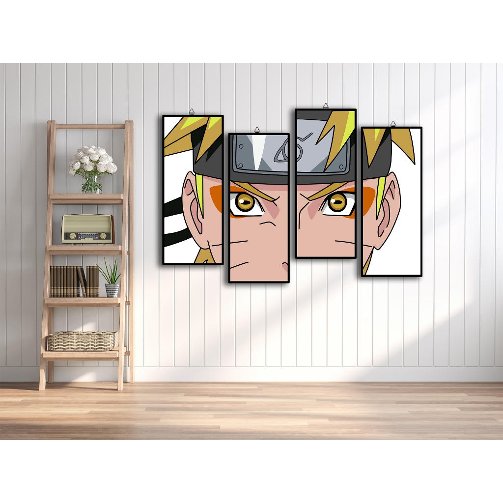 Hiasan Dinding Dekorasi Dinding 1 Set Anime Naruto dekorasi.ku