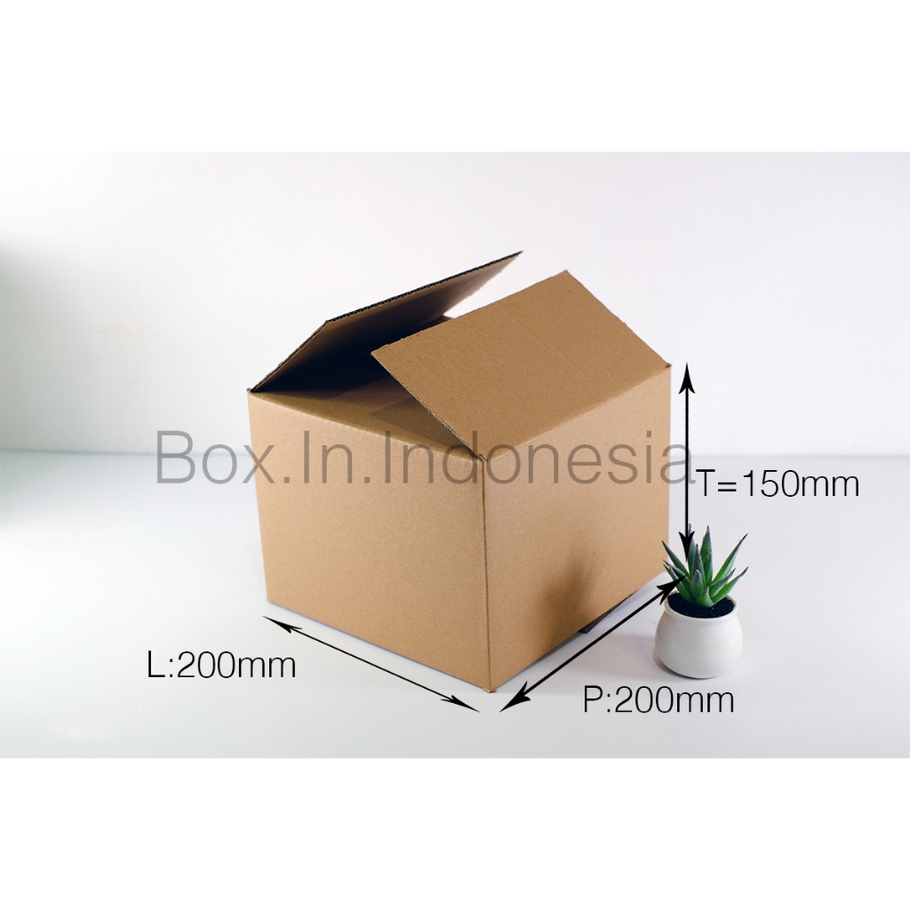 

(10 pcs) Kardus Baru 20x20x15 cm Box Dus Coklat Packing Polos