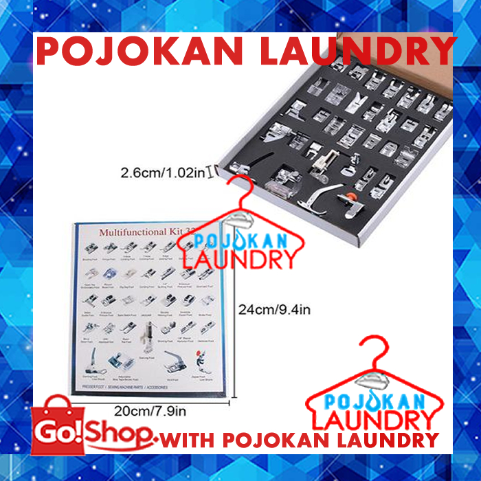 Sepatu Mesin Jahit Portable isi 32/Sepatu Set isi 32 Pcs Mesin Jahit Portable/Sepatu 32 pcs Set Mesi