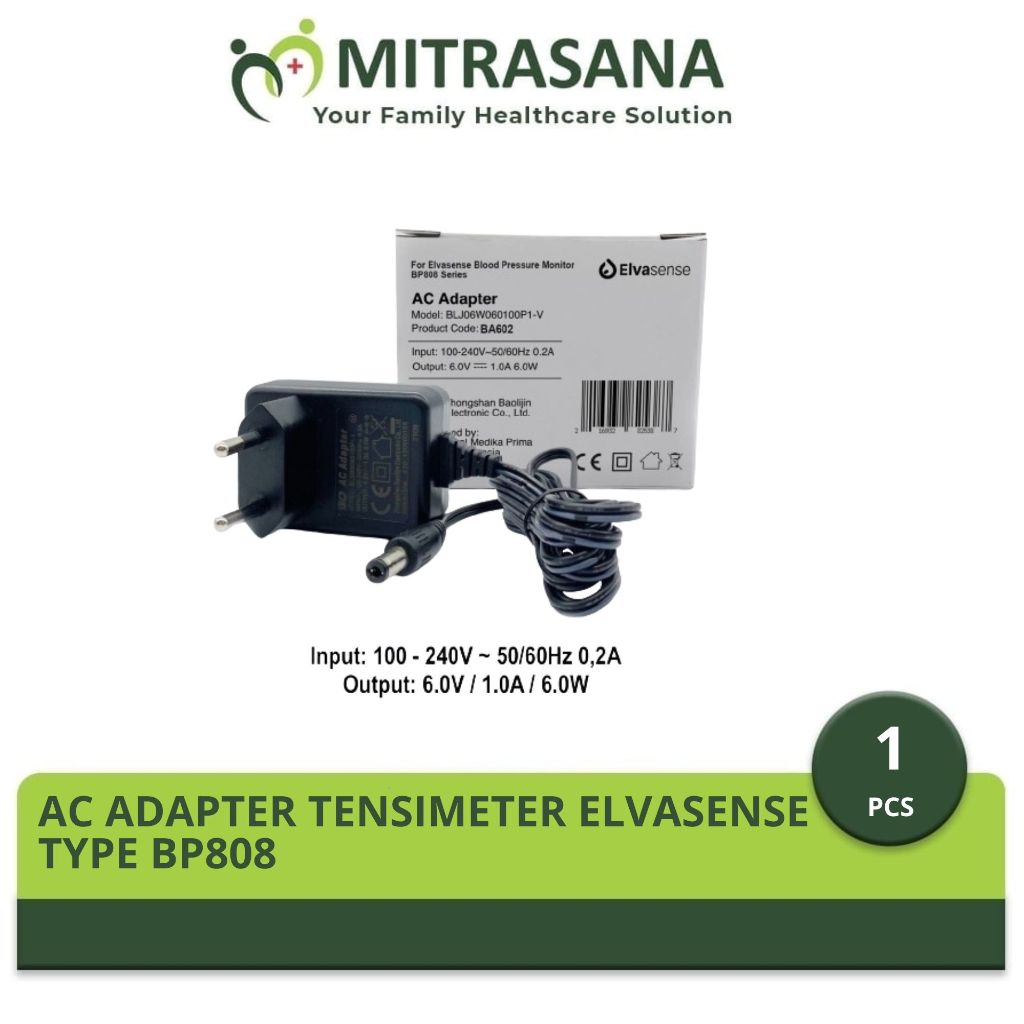 AC Adapter Tensimeter Elvasense BP808