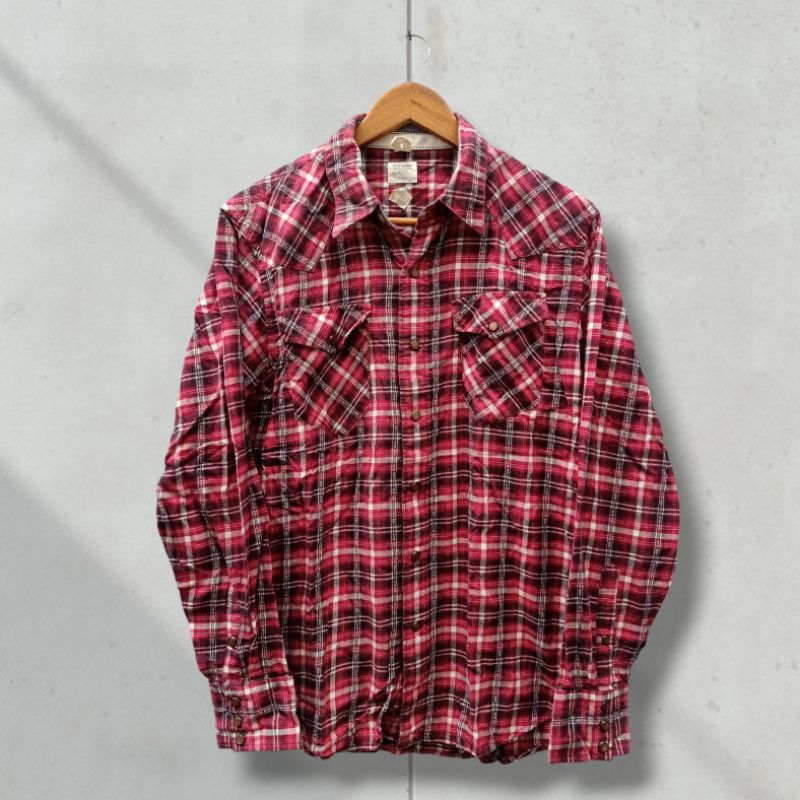 KEMEJA FLANNEL BACK NUMBER