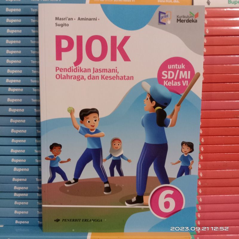 PJOK Kelas 6 SD Kurikulum Merdeka Erlangga
