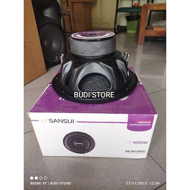 subwoofer SANSUI double magnet