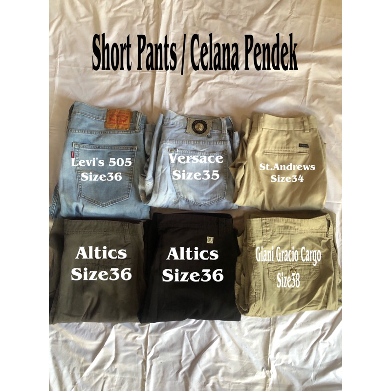 borongan celana pendek