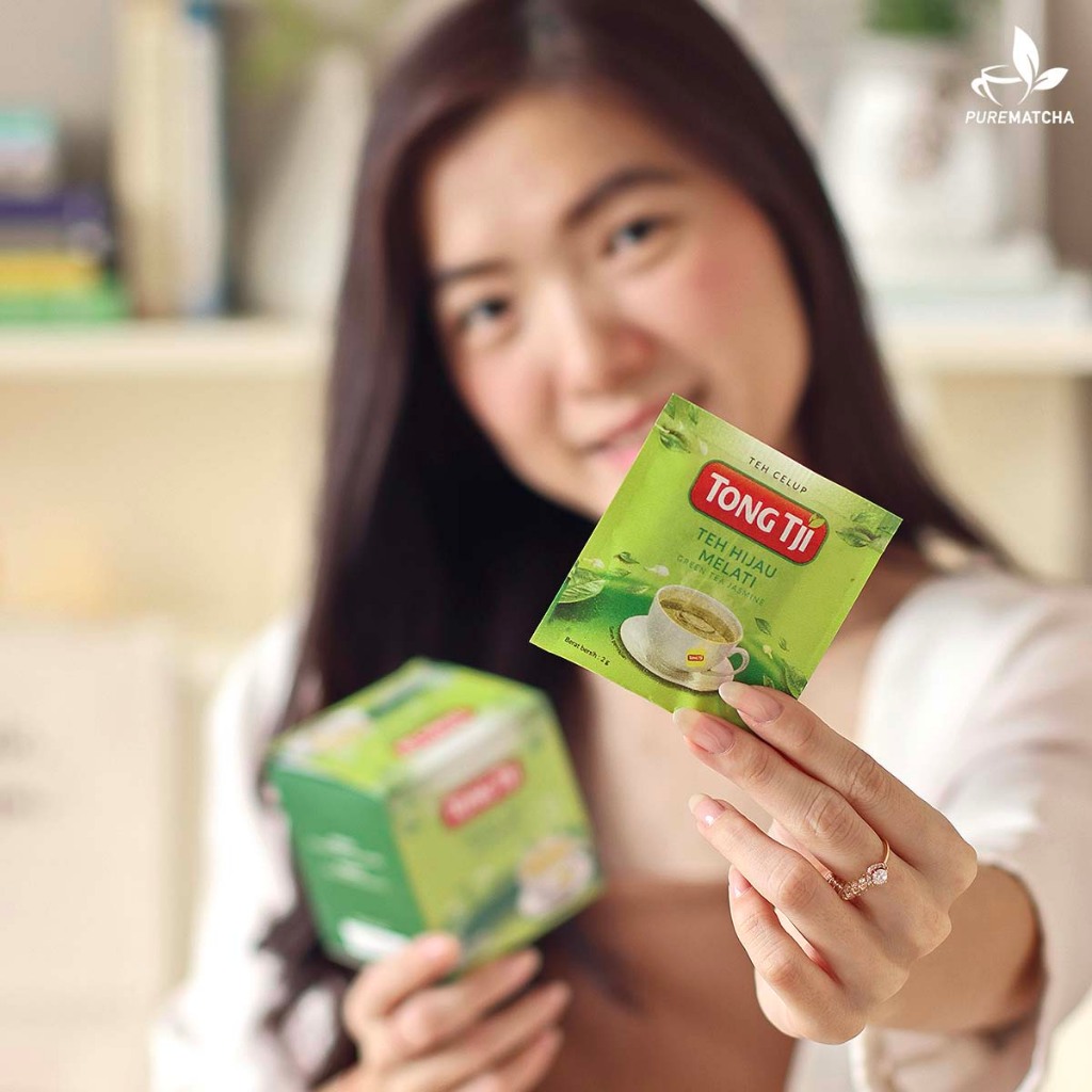 

Tong Tji GREEN TEA JASMINE 1tb Kemasan Sampel Tongtji Teh Celup Teh Hijau Melati Premium