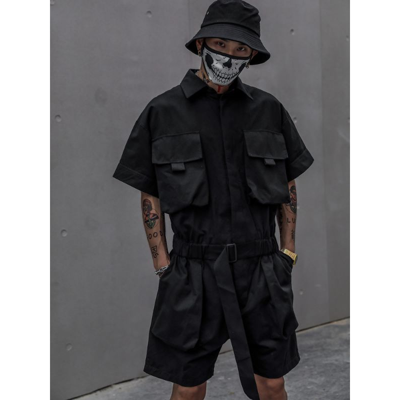 BAJU STELAN ATAS BAWAH OVERALL / STELAN OVERALL PRIA & WANITA FREE BELT