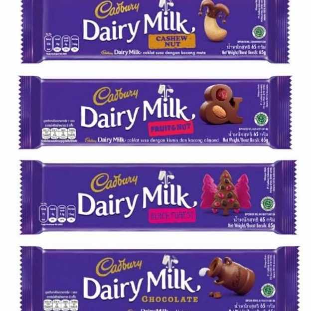 

KODE I9VK Cadbury Dairy Milk 62 gr 65gr Chocolate Promo MURAH HALAL