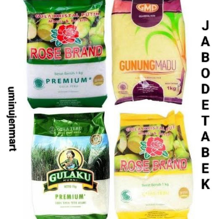 

KODE BCGK7 Gula GULAKUGMPPSMRose Brand 1kg