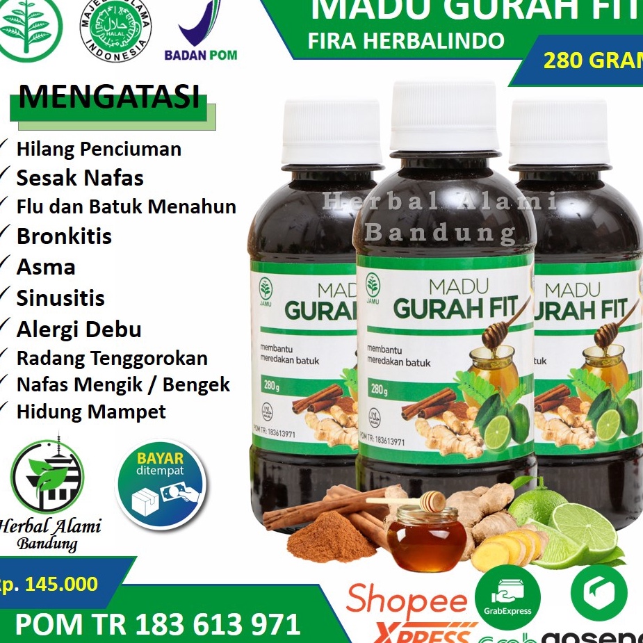

KODE ZGMTR Madu GURAH FIT Mengatasi Bronkitis Sinusitis Radang Tenggorokan Batuk Menahun dan Asma