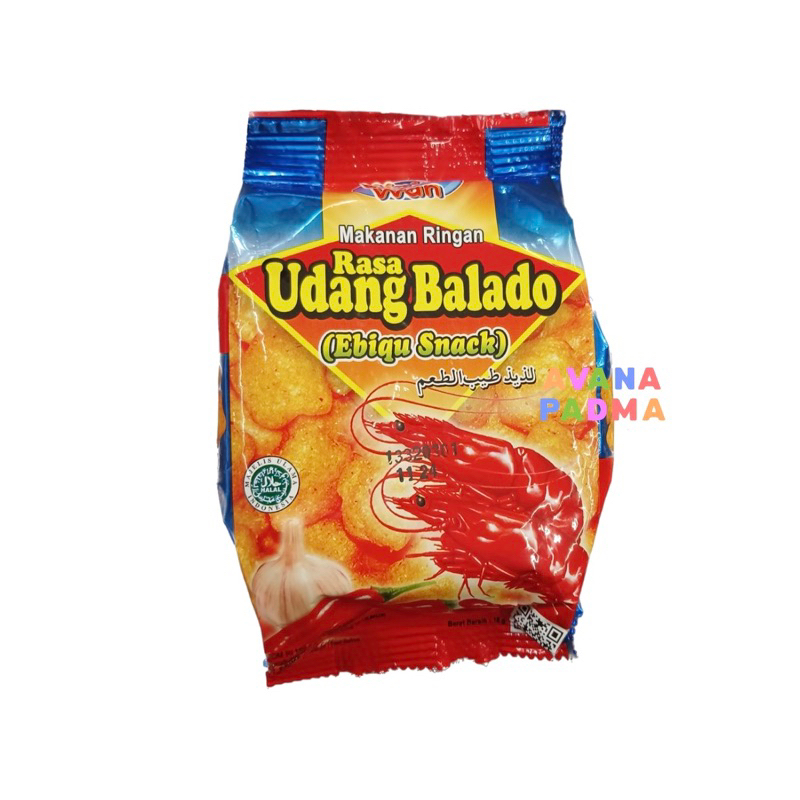 

Ebique Snack Udang Balado (18g)