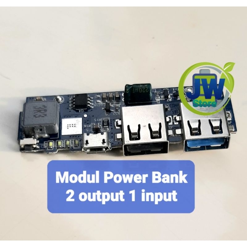 Modul powerbank 2 output 1 input (copotan normal)