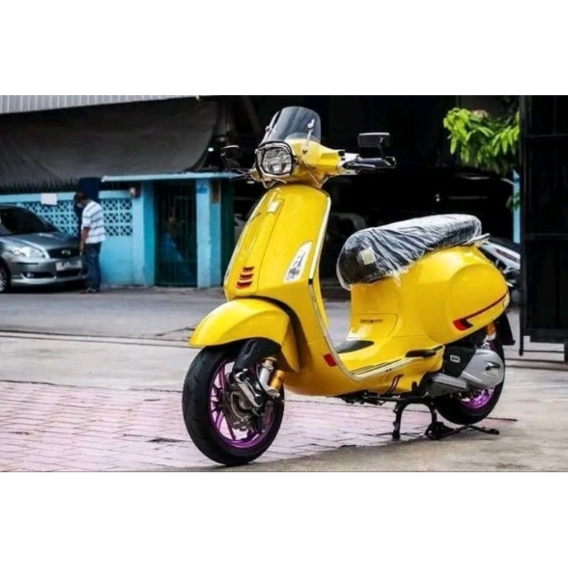 Cat Pu Vespa Kuning Sole Autoglow PacificPaint RB7