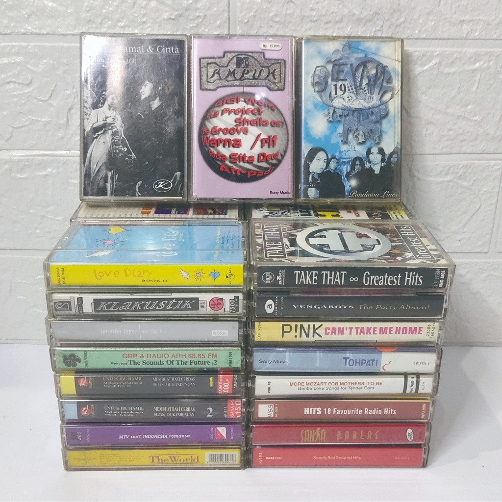 Kaset Pita Obral Murah | Kaset Pita Original & Second | Koleksi Musik Jadul