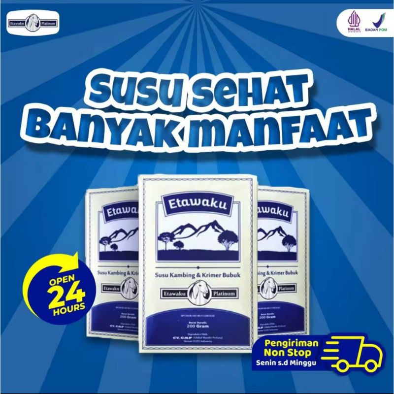 

Etawaku Platinum 3x Atasi Masalah Pernafasan - Susu Kambing Bubuk Provit Etawa Tingkatkan Daya Tahan & Imunitas Tubuh Jaga Kesehatan