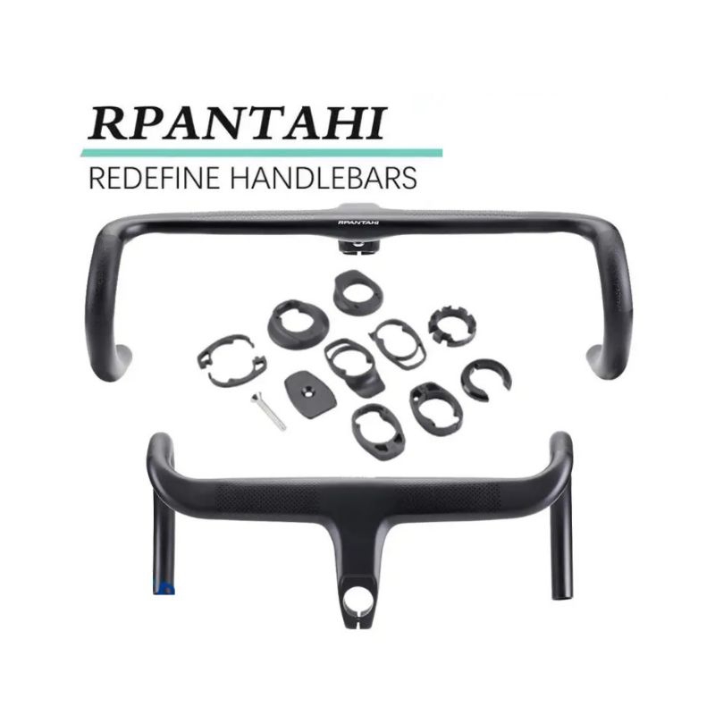 Integrated Handlebar Rpantahi RoadBike Dropbar Carbon Ultralight Internal Cable Route Clean