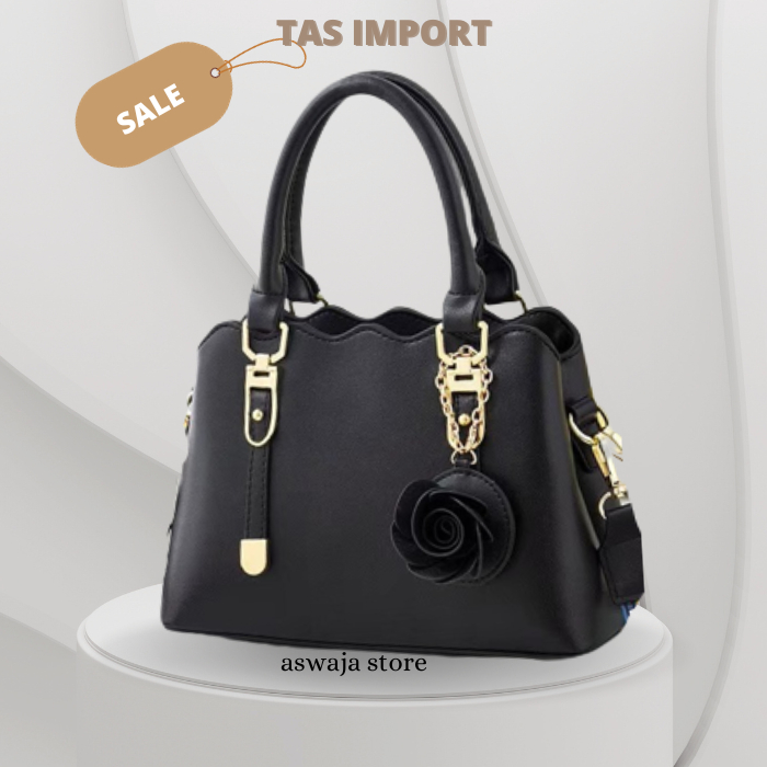 ry010029 tas kerja wanita elegan slempang import premium branded  kekinian kerja kantoran pesta kond