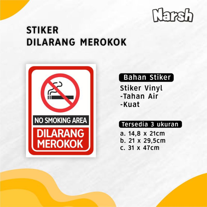 

STIKER | STIKER DILARANG | STIKER DILARANG MEROKOK |STIKER SIGN | STIKER MURAH