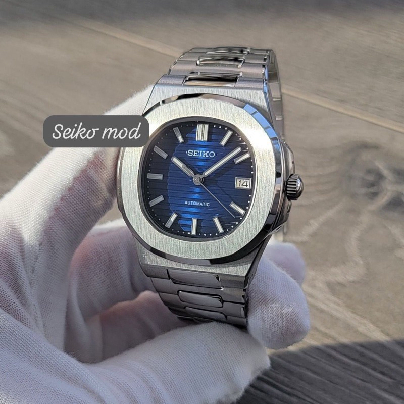 Jam tangan pria Seiko mod Automatic 42MM NH35 904L SS Waterproof Fullset