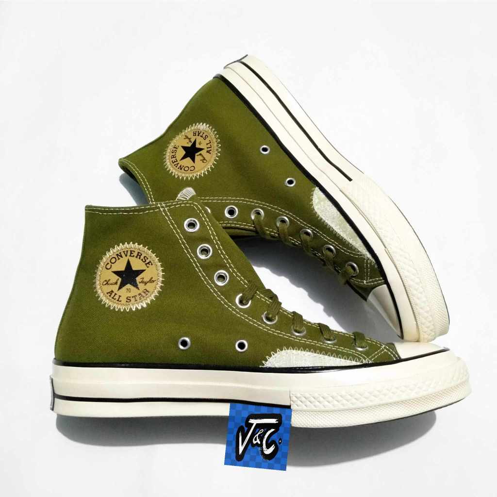 Converse Chuck 70 70s Crafted Ollie Patch Patchwork Embroidery Trolled