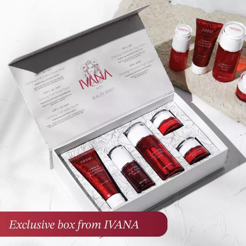 Ivana Skin Beauty Exclusive 1set / Skincare BPOM