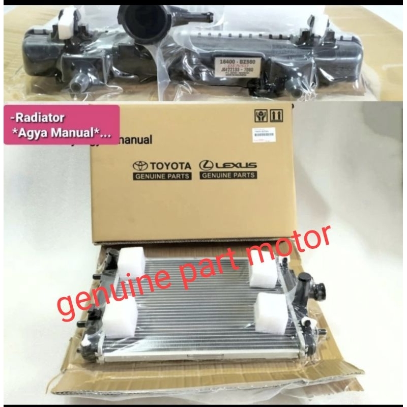 RADIATOR ASSY MANUAL AGYA AYLA (16400-BZ560)