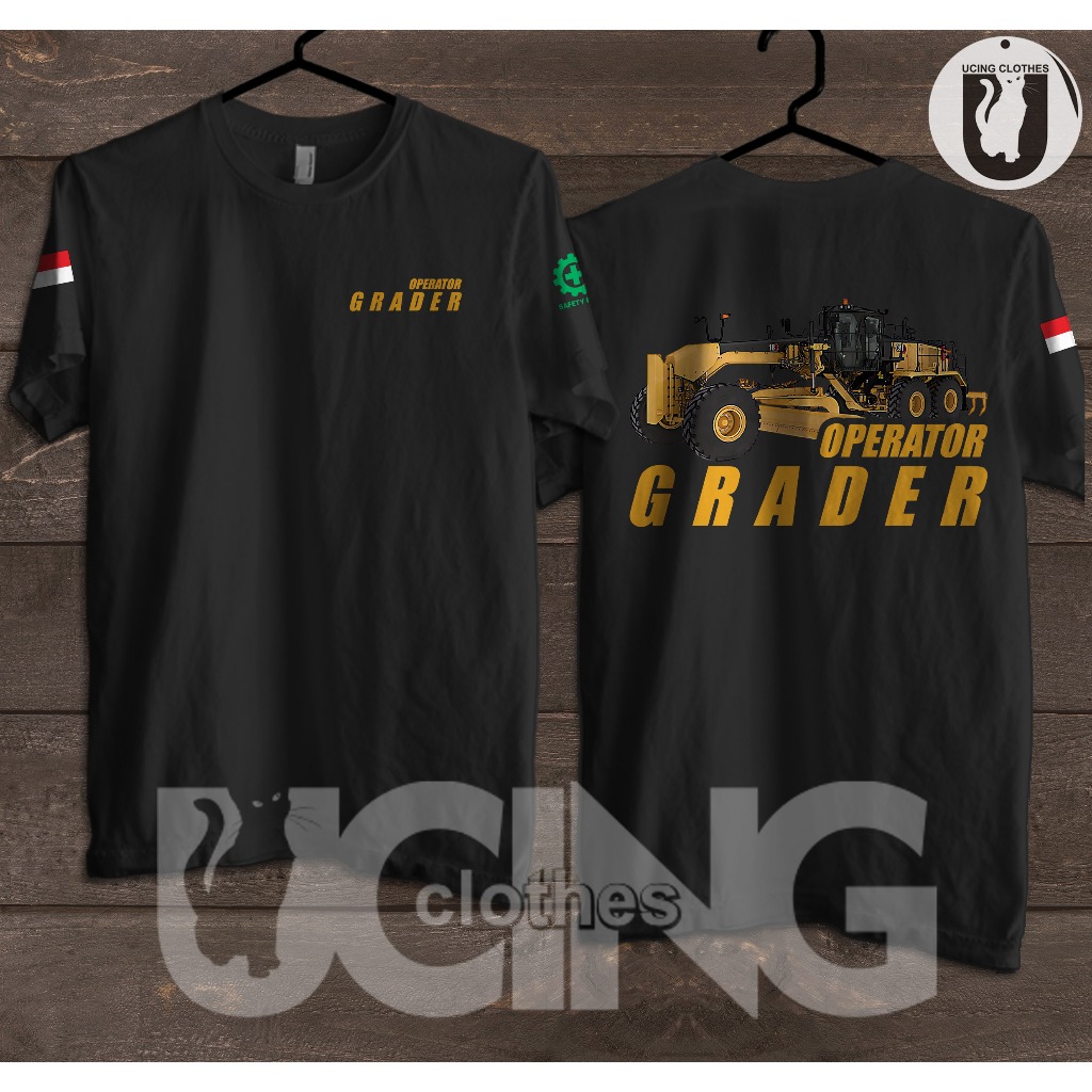 Kaos Baju Alat Berat Operator Grader Kaos Distro