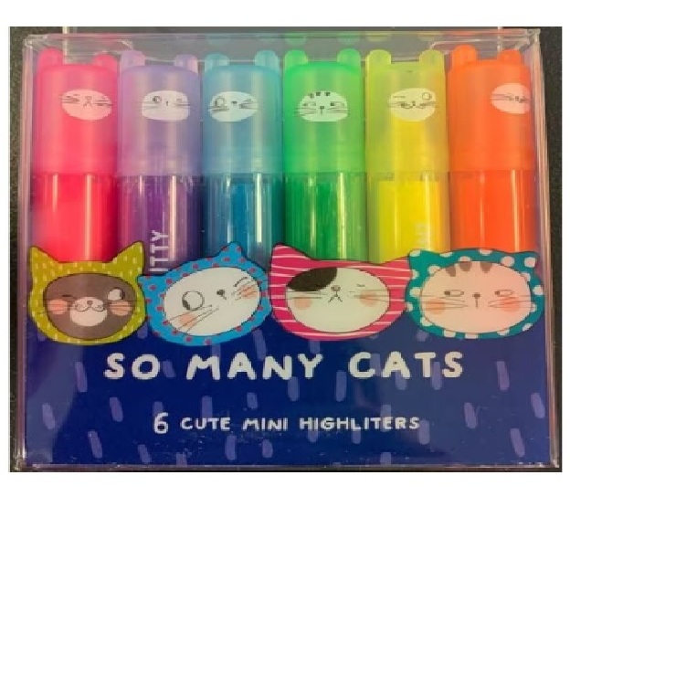 

M&G HIGHLIGHTER MINI SCENTED SO MANY CATS AHM22574060111H 6 PCS