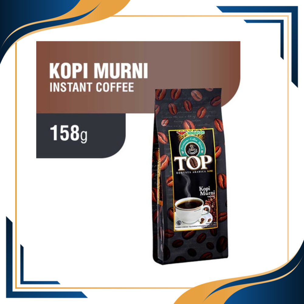 

Top Coffee Kopi Murni Pack 158 gr Kemasan Higienis