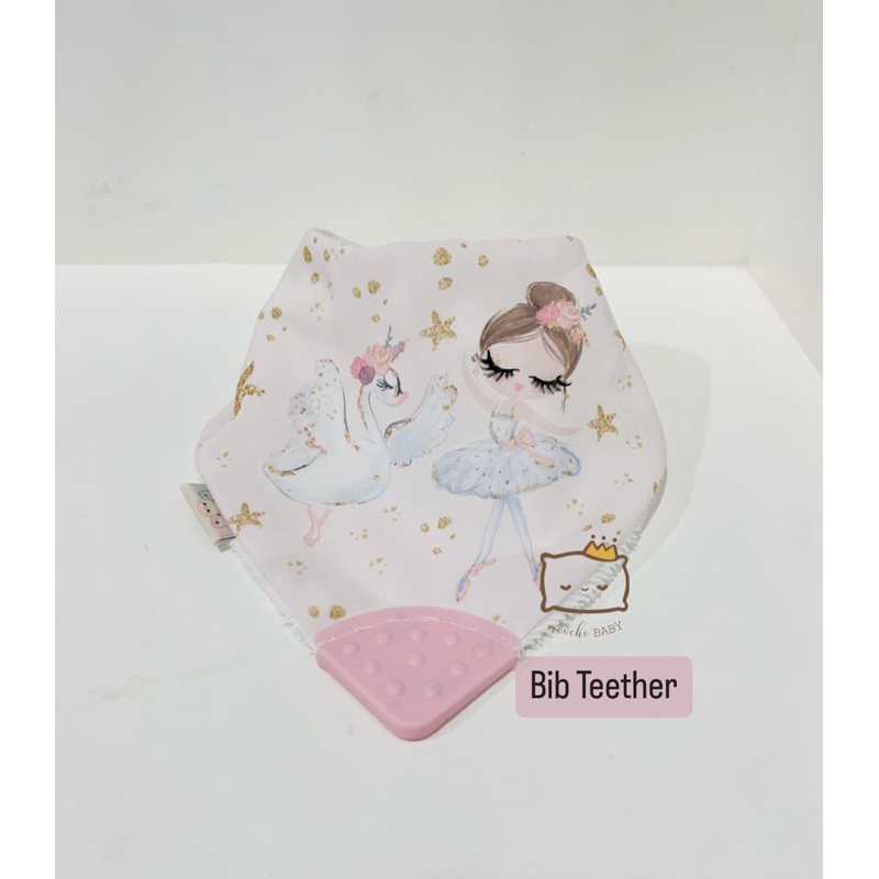 moochi baby bib teether tatakan iler slabber