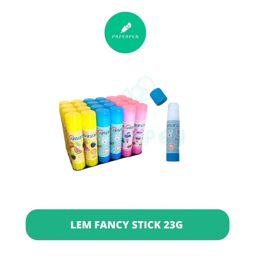 

(Pak24) Lem Fancy Stick 23G/Lem Kertas Stick Isi 24Pcs