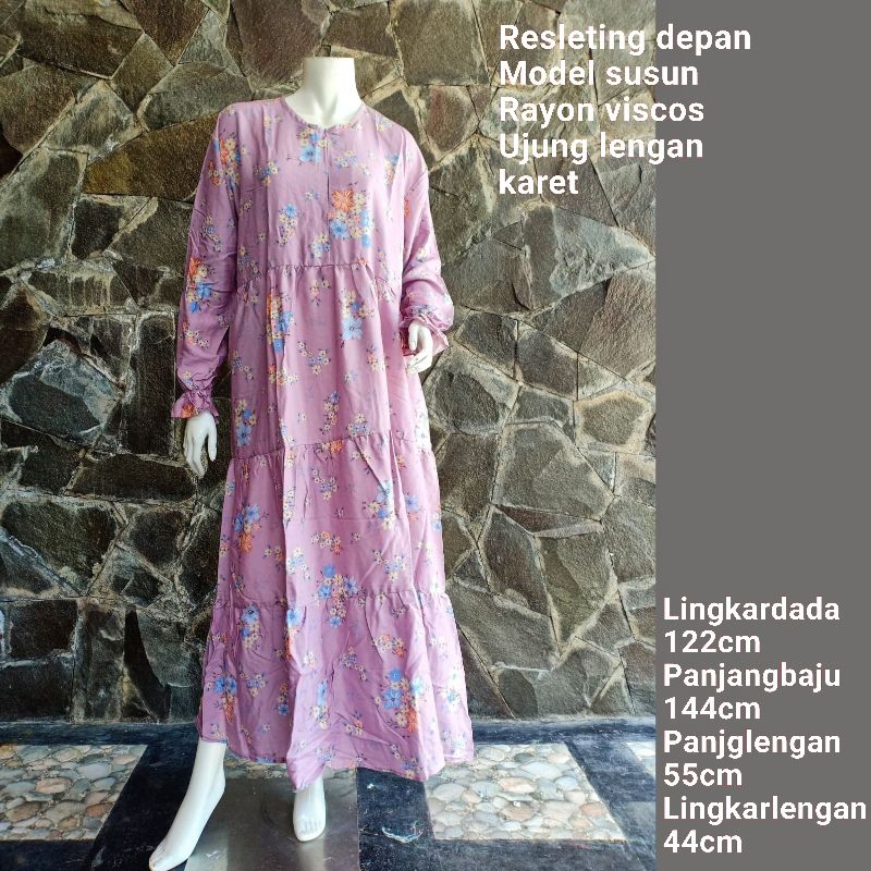 Homedress Susun Busui Friendly Daster Panjang