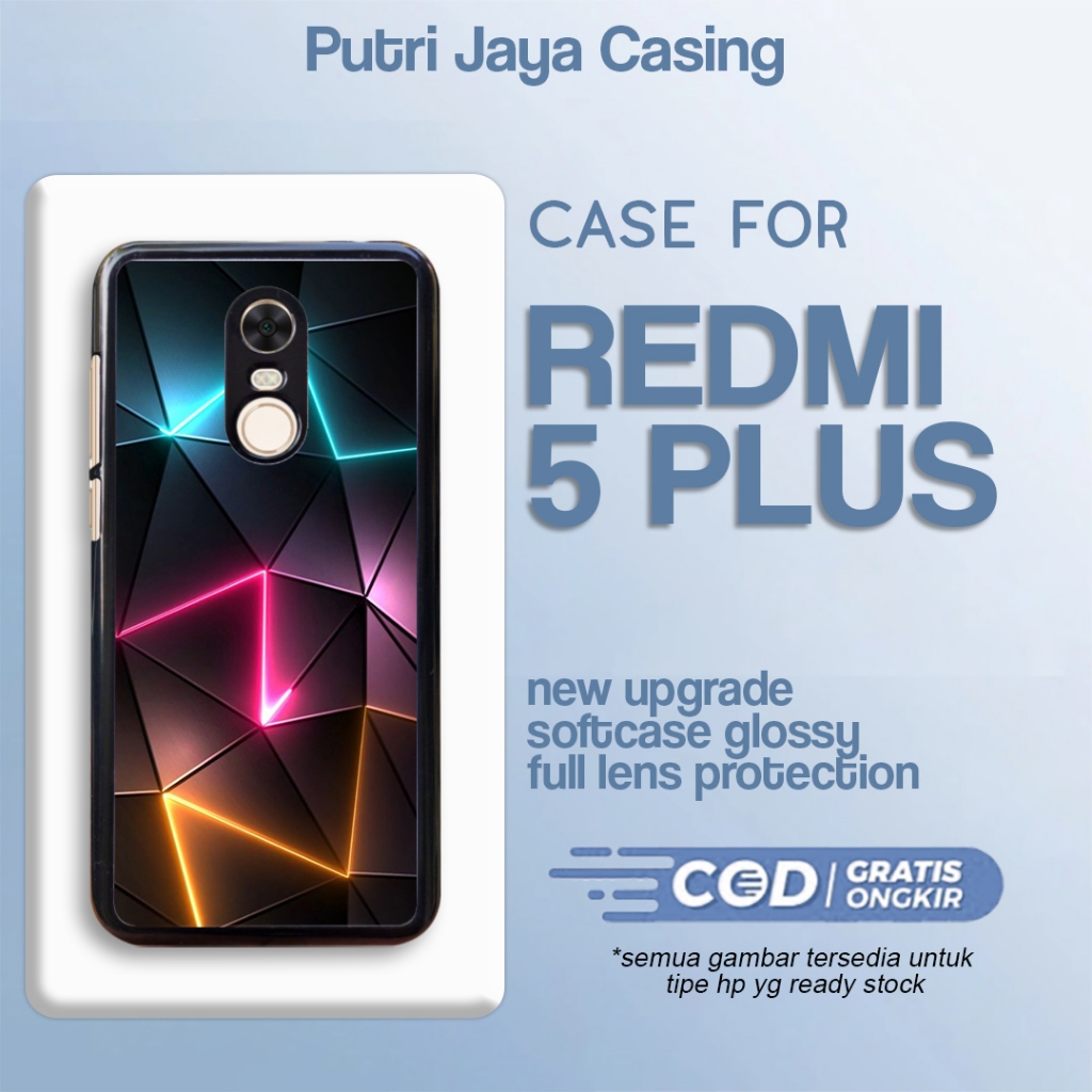 case xiaomi redmi 5 plus casing terbaru motif aesthe abstrak kubik casing estetik keren cute cewek c