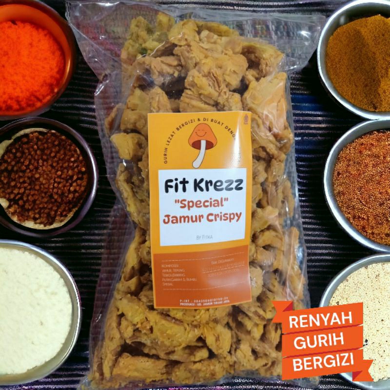 

FITKREZZ SPESIAL KRIPIK JAMUR CRISPY 1kg