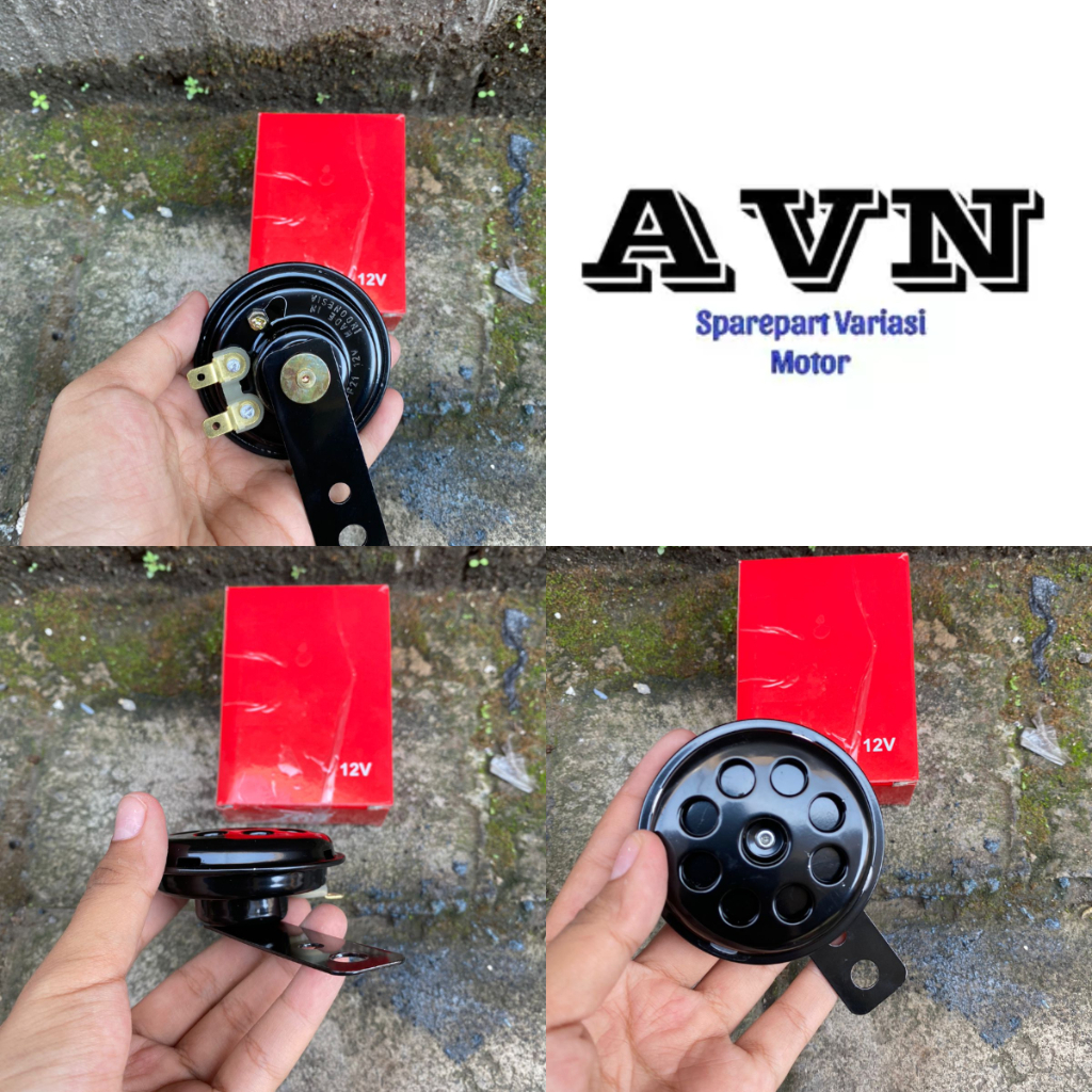 KLAKSON STANDART MURAH || KLAKSON MOTOR 12V RUI || KLAKSON MOTOR BEBEK, MATIC 12 VOLT MERK RUI