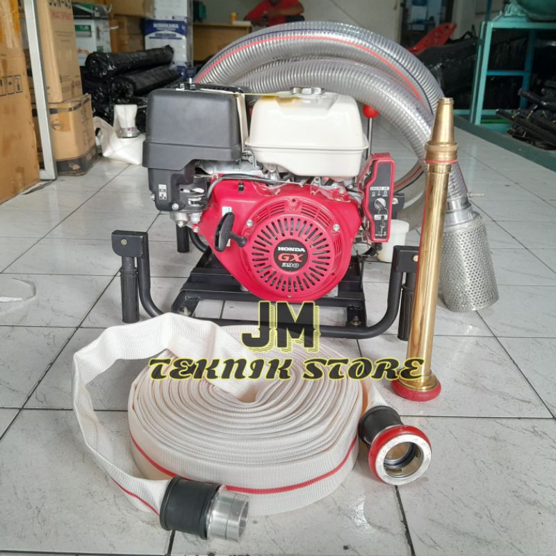 POMPA ALKON PEMADAM FIRE PUMP HONDA GX 390 KOMPLIT NOZEL VARIABEL