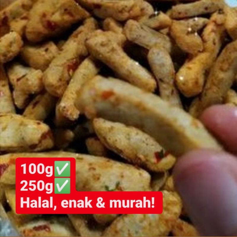 

bastik daun jeruk/bakso goreng bentuk stik/snack kiloan murah